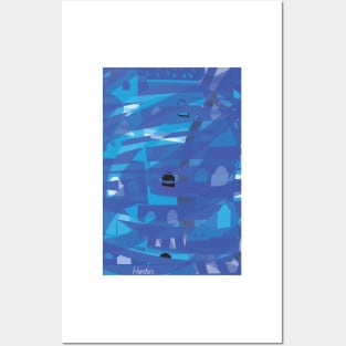 Blue Thoughts Posters and Art